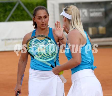Tennis. Frauen. Bundesliga. KLC gegen Linz. Tamira Paszek, Danila Jakupovic (KLC) Klagenfurt, am 24.5.2025.
Foto: Kuess
www.qspictures.net
---
pressefotos, pressefotografie, kuess, qs, qspictures, sport, bild, bilder, bilddatenbank