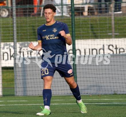 Fussball KÃ¤rntner Liga. Spittal gegen Velden.  Torjubel Alessandro Kiko  (Velden). Spittal, am 5.6.2025.
Foto: Kuess
---
pressefotos, pressefotografie, kuess, qs, qspictures, sport, bild, bilder, bilddatenbank