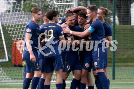 Fussball KÃ¤rntner Liga. Spittal gegen Velden.  Torjubel  Tom Zurga  (Velden). Spittal, am 5.6.2025.
Foto: Kuess
---
pressefotos, pressefotografie, kuess, qs, qspictures, sport, bild, bilder, bilddatenbank