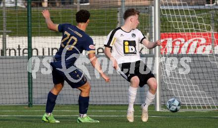 Fussball KÃ¤rntner Liga. Spittal gegen Velden.  Fabian Hoi (Spittal),  Alessandro Kiko (Velden). Spittal, am 5.6.2025.
Foto: Kuess
---
pressefotos, pressefotografie, kuess, qs, qspictures, sport, bild, bilder, bilddatenbank