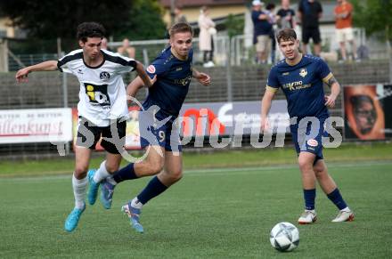 Fussball KÃ¤rntner Liga. Spittal gegen Velden.  Mersad Ramic (Spittal),  Luca Alexander Pollanz (Velden). Spittal, am 5.6.2025.
Foto: Kuess
---
pressefotos, pressefotografie, kuess, qs, qspictures, sport, bild, bilder, bilddatenbank