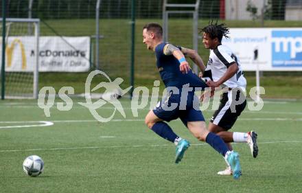 Fussball KÃ¤rntner Liga. Spittal gegen Velden. Abdulmomen A. S. Bashir (Spittal), Tom Zurga  (Velden). Spittal, am 5.6.2025.
Foto: Kuess
---
pressefotos, pressefotografie, kuess, qs, qspictures, sport, bild, bilder, bilddatenbank