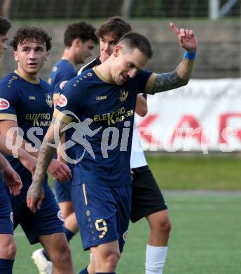 Fussball KÃ¤rntner Liga. Spittal gegen Velden.  Torjubel  Tom Zurga  (Velden). Spittal, am 5.6.2025.
Foto: Kuess
---
pressefotos, pressefotografie, kuess, qs, qspictures, sport, bild, bilder, bilddatenbank