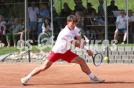 Tennis Bundesliga. Strassburg gegen Mauthausen.  Sebastian Sorger (Strassburg). Strassburg, am 6.6.2025.
Foto: Kuess
---
pressefotos, pressefotografie, kuess, qs, qspictures, sport, bild, bilder, bilddatenbank