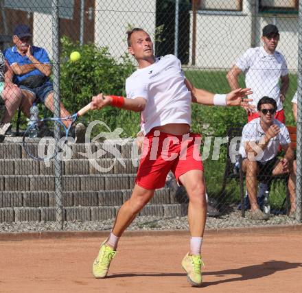 Tennis Bundesliga. Strassburg gegen Mauthausen. Sebastian Sorger  (Strassburg). Strassburg, am 6.6.2025.
Foto: Kuess
---
pressefotos, pressefotografie, kuess, qs, qspictures, sport, bild, bilder, bilddatenbank