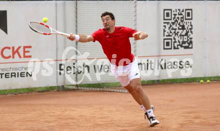 Tennis Bundesliga. Strassburg gegen Mauthausen.  Sebastian Ofner (Strassburg). Strassburg, am 6.6.2025.
Foto: Kuess
---
pressefotos, pressefotografie, kuess, qs, qspictures, sport, bild, bilder, bilddatenbank
