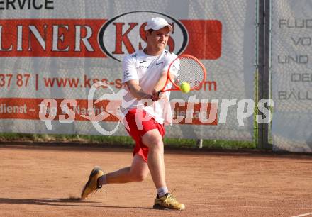 Tennis Bundesliga. Strassburg gegen Mauthausen.  Patrick Ofner  (Strassburg). Strassburg, am 6.6.2025.
Foto: Kuess
---
pressefotos, pressefotografie, kuess, qs, qspictures, sport, bild, bilder, bilddatenbank