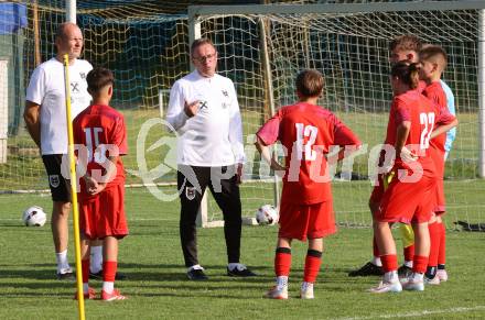 Fussball. Nachwuchsraining mit OEFB Teamchef Ralf Rangnick. Wernberg, am 13.6.2025.
Foto: Kuess
---
pressefotos, pressefotografie, kuess, qs, qspictures, sport, bild, bilder, bilddatenbank