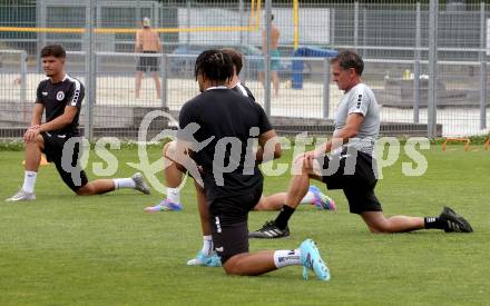 Fussball 2. Liga. Training SK Austria Klagenfurt.  Athletiktrainer Bernhard Sussitz. Klagenfurt, am 16.6.2025.
Foto: Kuess
---
pressefotos, pressefotografie, kuess, qs, qspictures, sport, bild, bilder, bilddatenbank