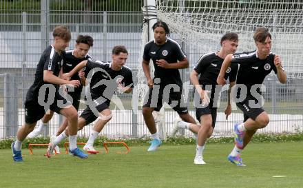 Fussball 2. Liga. Training SK Austria Klagenfurt.   Klagenfurt, am 16.6.2025.
Foto: Kuess
---
pressefotos, pressefotografie, kuess, qs, qspictures, sport, bild, bilder, bilddatenbank