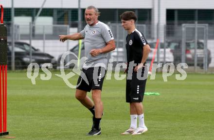 Fussball 2. Liga. Training SK Austria Klagenfurt.  Co-Trainer Guido Frank. Klagenfurt, am 16.6.2025.
Foto: Kuess
---
pressefotos, pressefotografie, kuess, qs, qspictures, sport, bild, bilder, bilddatenbank