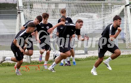 Fussball 2. Liga. Training SK Austria Klagenfurt.  Klagenfurt, am 16.6.2025.
Foto: Kuess
---
pressefotos, pressefotografie, kuess, qs, qspictures, sport, bild, bilder, bilddatenbank