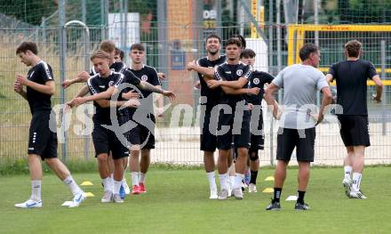 Fussball 2. Liga. Training SK Austria Klagenfurt.  Klagenfurt, am 16.6.2025.
Foto: Kuess
---
pressefotos, pressefotografie, kuess, qs, qspictures, sport, bild, bilder, bilddatenbank