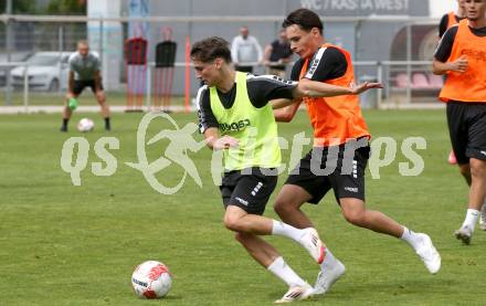 Fussball 2. Liga. Training SK Austria Klagenfurt.  Tristan Schoppitsch. Klagenfurt, am 16.6.2025.
Foto: Kuess
---
pressefotos, pressefotografie, kuess, qs, qspictures, sport, bild, bilder, bilddatenbank