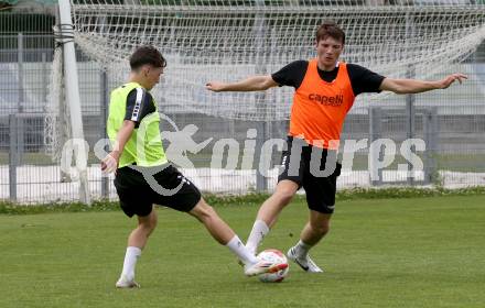 Fussball 2. Liga. Training SK Austria Klagenfurt.  Tristan Schoppitsch. Klagenfurt, am 16.6.2025.
Foto: Kuess
---
pressefotos, pressefotografie, kuess, qs, qspictures, sport, bild, bilder, bilddatenbank