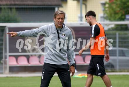 Fussball 2. Liga. Training SK Austria Klagenfurt.  Trainer Rolf Landerl. Klagenfurt, am 16.6.2025.
Foto: Kuess
---
pressefotos, pressefotografie, kuess, qs, qspictures, sport, bild, bilder, bilddatenbank