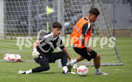 Fussball 2. Liga. Training SK Austria Klagenfurt.  Alexander Turkin, Dino Delic. Klagenfurt, am 16.6.2025.
Foto: Kuess
---
pressefotos, pressefotografie, kuess, qs, qspictures, sport, bild, bilder, bilddatenbank