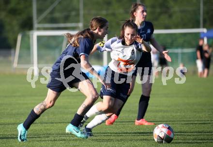 OEFB 2. Frauen Bundesliga Relegation Mitte. Kraig gegen SPG SV Zaunergroup Wallern / Krenglbach. Julia Egger  (Kraig),  Fabienne Pillinger (Wallern/Krenglbach). Kraig, am 21.6.2025.
Foto: Kuess
www.qspictures.net
---
pressefotos, pressefotografie, kuess, qs, qspictures, sport, bild, bilder, bilddatenbank