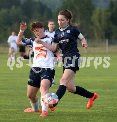 OEFB 2. Frauen Bundesliga Relegation Mitte. Kraig gegen SPG SV Zaunergroup Wallern / Krenglbach. Alissa Lamzari   (Kraig),   Jana Markovic (Wallern/Krenglbach). Kraig, am 21.6.2025.
Foto: Kuess
www.qspictures.net
---
pressefotos, pressefotografie, kuess, qs, qspictures, sport, bild, bilder, bilddatenbank