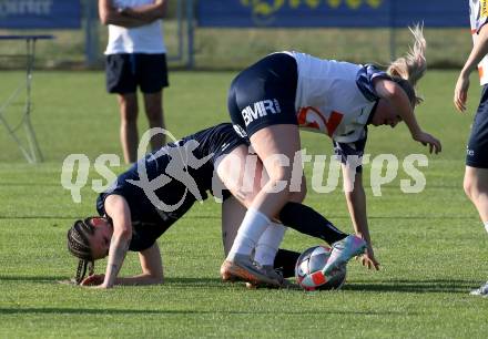 OEFB 2. Frauen Bundesliga Relegation Mitte. Kraig gegen SPG SV Zaunergroup Wallern / Krenglbach. Michelle Claudia Terkl  (Kraig),  Nadine Drescher  (Wallern/Krenglbach). Kraig, am 21.6.2025.
Foto: Kuess
www.qspictures.net
---
pressefotos, pressefotografie, kuess, qs, qspictures, sport, bild, bilder, bilddatenbank