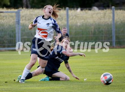 OEFB 2. Frauen Bundesliga Relegation Mitte. Kraig gegen SPG SV Zaunergroup Wallern / Krenglbach. Julia Egger  (Kraig),   Fabienne Pillinger (Wallern/Krenglbach). Kraig, am 21.6.2025.
Foto: Kuess
www.qspictures.net
---
pressefotos, pressefotografie, kuess, qs, qspictures, sport, bild, bilder, bilddatenbank