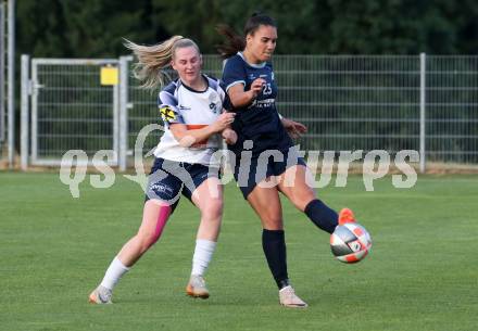 OEFB 2. Frauen Bundesliga Relegation Mitte. Kraig gegen SPG SV Zaunergroup Wallern / Krenglbach.  Sarah Lackner (Kraig),  Nadine Drescher  (Wallern/Krenglbach). Kraig, am 21.6.2025.
Foto: Kuess
www.qspictures.net
---
pressefotos, pressefotografie, kuess, qs, qspictures, sport, bild, bilder, bilddatenbank