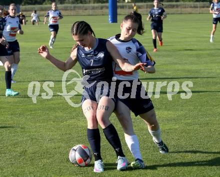 OEFB 2. Frauen Bundesliga Relegation Mitte. Kraig gegen SPG SV Zaunergroup Wallern / Krenglbach.  Michelle Claudia Terkl (Kraig),  Fabienne Pillinger  (Wallern/Krenglbach). Kraig, am 21.6.2025.
Foto: Kuess
www.qspictures.net
---
pressefotos, pressefotografie, kuess, qs, qspictures, sport, bild, bilder, bilddatenbank