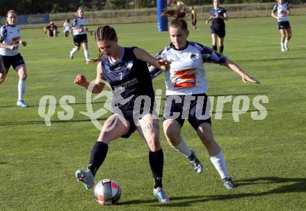 OEFB 2. Frauen Bundesliga Relegation Mitte. Kraig gegen SPG SV Zaunergroup Wallern / Krenglbach.  Michelle Claudia Terkl (Kraig),  Fabienne Pillinger  (Wallern/Krenglbach). Kraig, am 21.6.2025.
Foto: Kuess
www.qspictures.net
---
pressefotos, pressefotografie, kuess, qs, qspictures, sport, bild, bilder, bilddatenbank