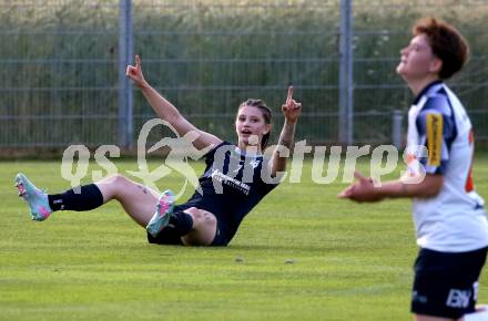 OEFB 2. Frauen Bundesliga Relegation Mitte. Kraig gegen SPG SV Zaunergroup Wallern / Krenglbach.  Torjubel Michelle Claudia Terkl (Kraig),  Kraig, am 21.6.2025.
Foto: Kuess


---
pressefotos, pressefotografie, kuess, qs, qspictures, sport, bild, bilder, bilddatenbank