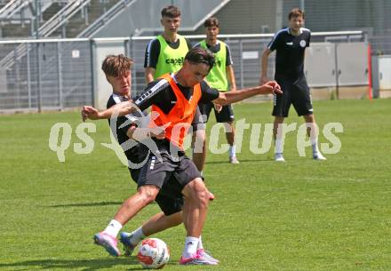 Fussball 2. Liga. Training SK Austria Klagenfurt.  Armin Karic. Klagenfurt, am 23.6.2025.
Foto: Kuess
---
pressefotos, pressefotografie, kuess, qs, qspictures, sport, bild, bilder, bilddatenbank