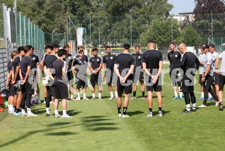 Fussball 2. Liga. Training SK Austria Klagenfurt.  Klagenfurt, am 23.6.2025.
Foto: Kuess
---
pressefotos, pressefotografie, kuess, qs, qspictures, sport, bild, bilder, bilddatenbank