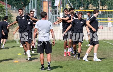 Fussball 2. Liga. Training SK Austria Klagenfurt.  Klagenfurt, am 23.6.2025.
Foto: Kuess
---
pressefotos, pressefotografie, kuess, qs, qspictures, sport, bild, bilder, bilddatenbank