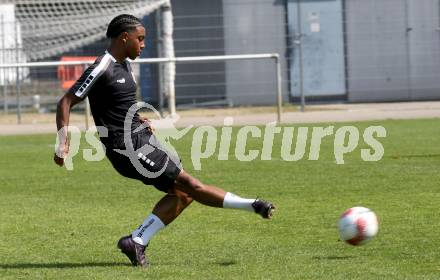 Fussball 2. Liga. Training SK Austria Klagenfurt.  Christopher Woelbl. Klagenfurt, am 23.6.2025.
Foto: Kuess
---
pressefotos, pressefotografie, kuess, qs, qspictures, sport, bild, bilder, bilddatenbank
