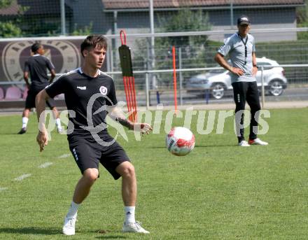 Fussball 2. Liga. Training SK Austria Klagenfurt. Matthias Dollinger . Klagenfurt, am 23.6.2025.
Foto: Kuess
---
pressefotos, pressefotografie, kuess, qs, qspictures, sport, bild, bilder, bilddatenbank