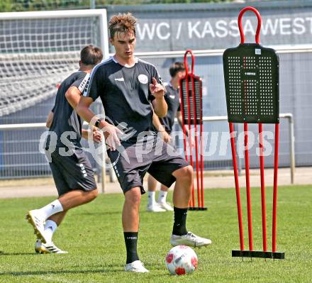 Fussball 2. Liga. Training SK Austria Klagenfurt.   Marius Maierhofer. Klagenfurt, am 23.6.2025.
Foto: Kuess
---
pressefotos, pressefotografie, kuess, qs, qspictures, sport, bild, bilder, bilddatenbank