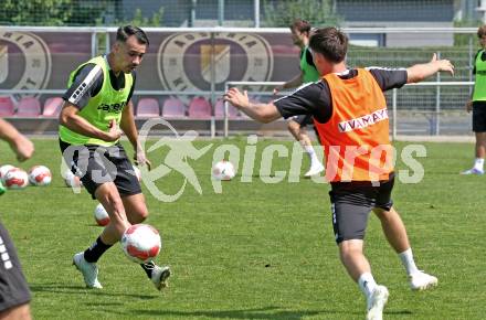 Fussball 2. Liga. Training SK Austria Klagenfurt. Mario Ljevar. Klagenfurt, am 23.6.2025.
Foto: Kuess
---
pressefotos, pressefotografie, kuess, qs, qspictures, sport, bild, bilder, bilddatenbank