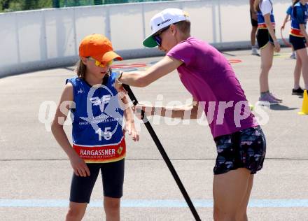 Schi Nordisch. Schispringen. Kinder Schanzencamp. Eva Pinkelnig . Villach, am 21.6.2025.
Foto: Kuess
www.qspictures.net
---
pressefotos, pressefotografie, kuess, qs, qspictures, sport, bild, bilder, bilddatenbank