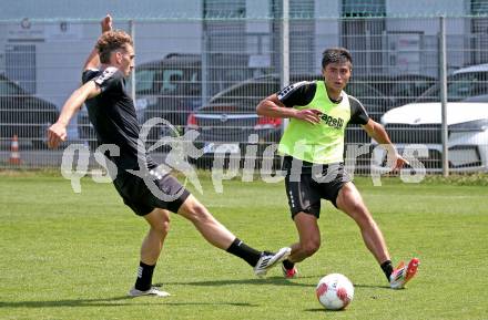 Fussball 2. Liga. Training SK Austria Klagenfurt. Aidan Liu. Klagenfurt, am 23.6.2025.
Foto: Kuess
---
pressefotos, pressefotografie, kuess, qs, qspictures, sport, bild, bilder, bilddatenbank