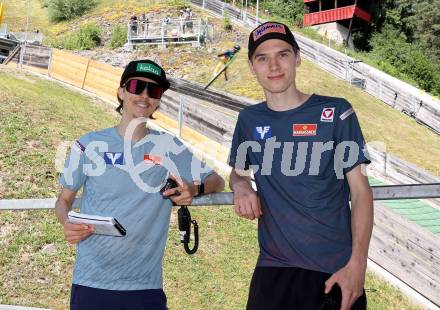 Schi Nordisch. Schispringen. Kinder Schanzencamp. Markus Mueller, Maximilian Ortner. . Villach, am 21.6.2025.
Foto: Kuess
www.qspictures.net
---
pressefotos, pressefotografie, kuess, qs, qspictures, sport, bild, bilder, bilddatenbank