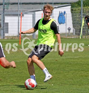 Fussball 2. Liga. Training SK Austria Klagenfurt.  Fabian Stoeber. Klagenfurt, am 23.6.2025.
Foto: Kuess
---
pressefotos, pressefotografie, kuess, qs, qspictures, sport, bild, bilder, bilddatenbank