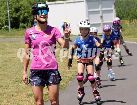 Schi Nordisch. Schispringen. Kinder Schanzencamp. Eva Pinkelnig. Villach, am 21.6.2025.
Foto: Kuess
www.qspictures.net
---
pressefotos, pressefotografie, kuess, qs, qspictures, sport, bild, bilder, bilddatenbank