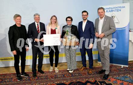 Empfang und Ehrung von Kaerntens erfolgreichen Wintersportlerinnen und -sportlern. Arno Arthofer, LH Peter Kaiser, LR.in Beate Prettner, Sabine Payer, LR Sebastian Schuschnig, Dieter Moertl. Klagenfurt, am 7.4.2025.
Foto: Kuess
www.qspictures.net
---
pressefotos, pressefotografie, kuess, qs, qspictures, sport, bild, bilder, bilddatenbank
