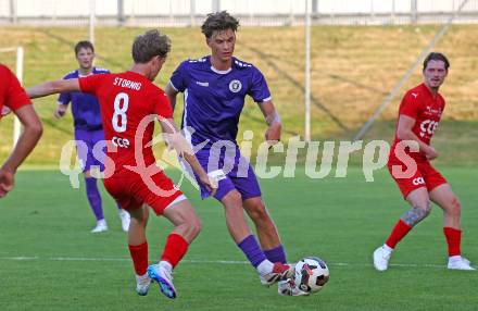 Fussball Testspiel. St. Veit gegen SK Austria Klagenfurt. Matteo Kitz (Klagenfurt).  St. Veit, am 25.6.2025.
Foto: Kuess
---
pressefotos, pressefotografie, kuess, qs, qspictures, sport, bild, bilder, bilddatenbank
