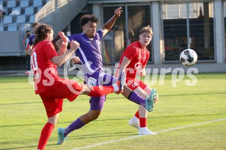 Fussball Testspiel. St. Veit gegen SK Austria Klagenfurt. Naldo Apericido (Klagenfurt).  St. Veit, am 25.6.2025.
Foto: Kuess
---
pressefotos, pressefotografie, kuess, qs, qspictures, sport, bild, bilder, bilddatenbank