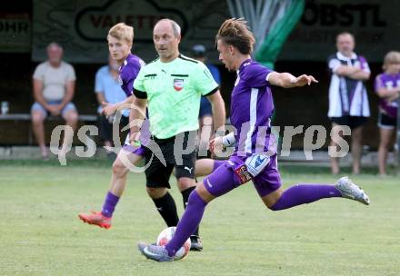 Fussball Testspiel. SK Austria Klagenfurt gegen Kalsdorf.  Sebastian Pschernig (Klagenfurt). St. Stefan im Lavanttal, am 1.7.2025.
Foto: Kuess
www.qspictures.net
---
pressefotos, pressefotografie, kuess, qs, qspictures, sport, bild, bilder, bilddatenbank