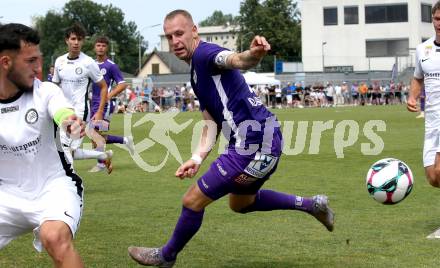 Fussball Testspiel. SK Austria Klagenfurt gegen Sturm Graz Amateure. Florian Jaritz  (Klagenfurt). Klagenfurt, am 4.7.2025.
Foto: Kuess
www.qspictures.net
---
pressefotos, pressefotografie, kuess, qs, qspictures, sport, bild, bilder, bilddatenbank