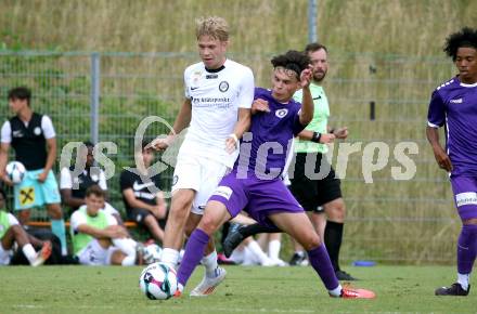 Fussball Testspiel. SK Austria Klagenfurt gegen Sturm Graz Amateure.  Armin Karic  (Klagenfurt). Klagenfurt, am 4.7.2025.
Foto: Kuess
www.qspictures.net
---
pressefotos, pressefotografie, kuess, qs, qspictures, sport, bild, bilder, bilddatenbank