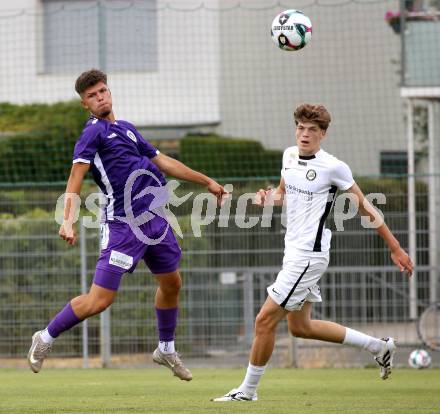 Fussball Testspiel. SK Austria Klagenfurt gegen Sturm Graz Amateure. Dino Delic  (Klagenfurt). Klagenfurt, am 4.7.2025.
Foto: Kuess
www.qspictures.net
---
pressefotos, pressefotografie, kuess, qs, qspictures, sport, bild, bilder, bilddatenbank