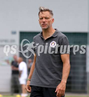 Fussball Testspiel. SK Austria Klagenfurt gegen Sturm Graz Amateure. Trainer Rolf Landerl (Klagenfurt). Klagenfurt, am 4.7.2025.
Foto: Kuess
www.qspictures.net
---
pressefotos, pressefotografie, kuess, qs, qspictures, sport, bild, bilder, bilddatenbank