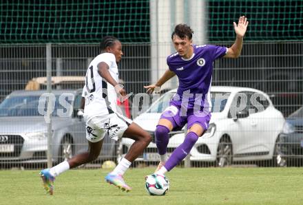 Fussball Testspiel. SK Austria Klagenfurt gegen Sturm Graz Amateure. Marcel Krnjic (Klagenfurt). Klagenfurt, am 4.7.2025.
Foto: Kuess
www.qspictures.net
---
pressefotos, pressefotografie, kuess, qs, qspictures, sport, bild, bilder, bilddatenbank